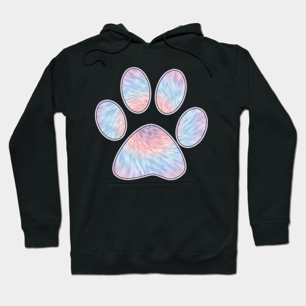 Patel color dog paw pattern Hoodie by SamridhiVerma18